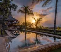 Villa Cemara, Pool at sunset Villa Cemara, Pool at sunset